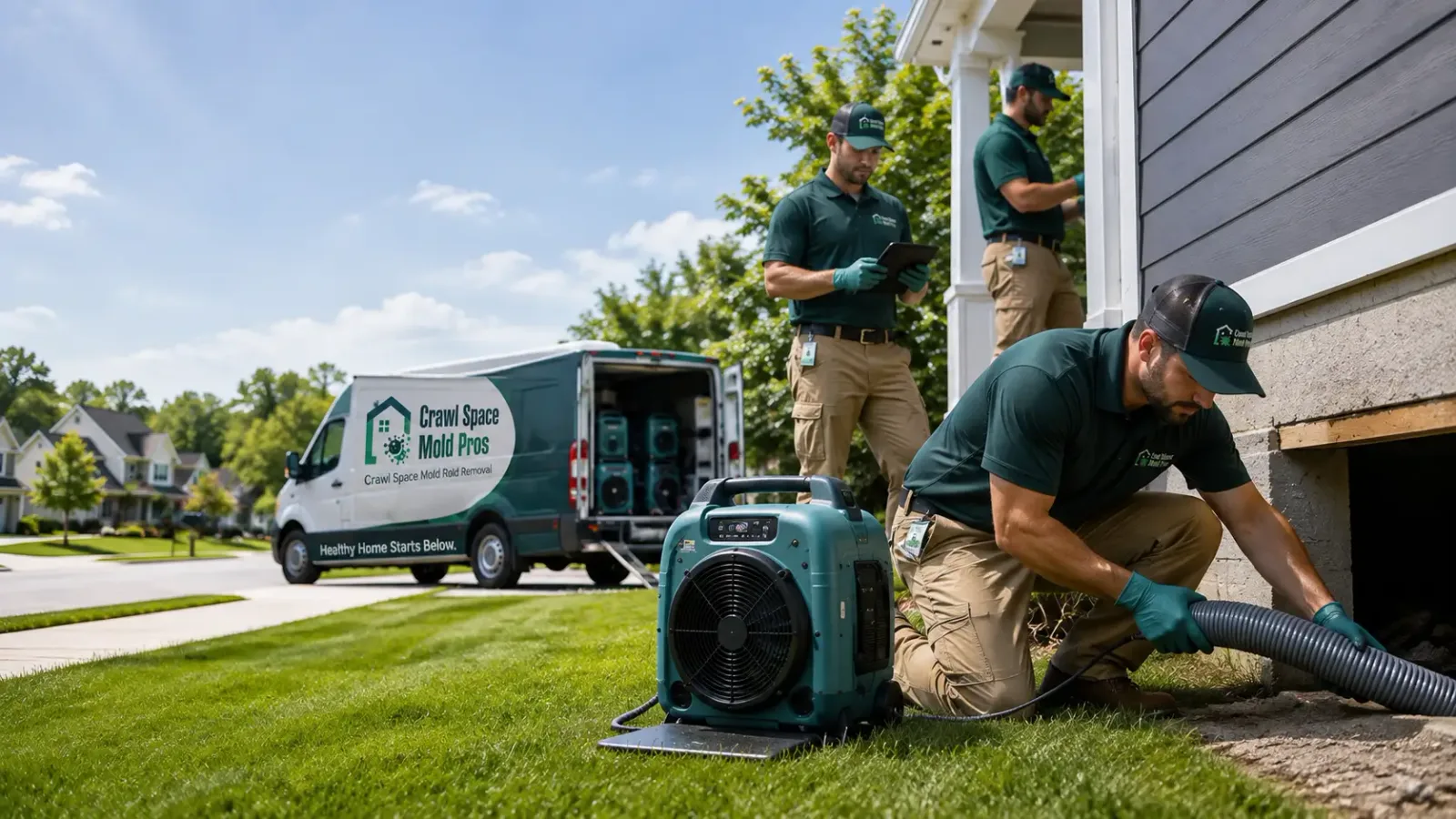 Crawl Space Mold Removal in Pigeon Falls, WI